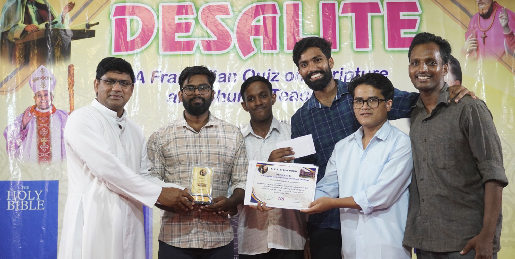 ST. JOSEPH OF CUPETINO FRANCISCAN ASHRAM CLAIMS FIRST PLACE IN INTER-HOUSE FRANSALIAN QUIZ