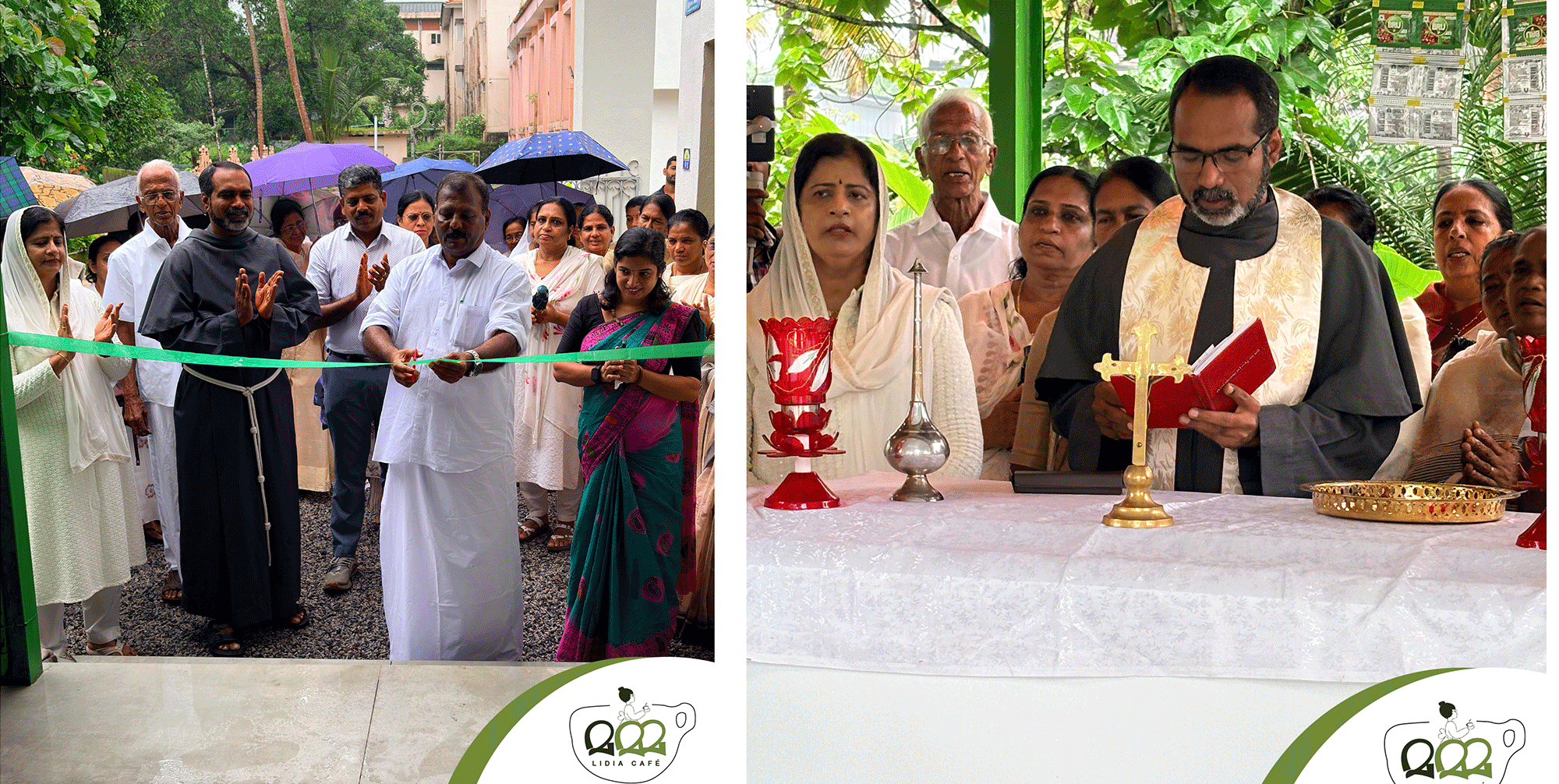 MAMMA LIDIA CAFÉ INAUGURATED AT ASSISI SHANTHI KENDRA