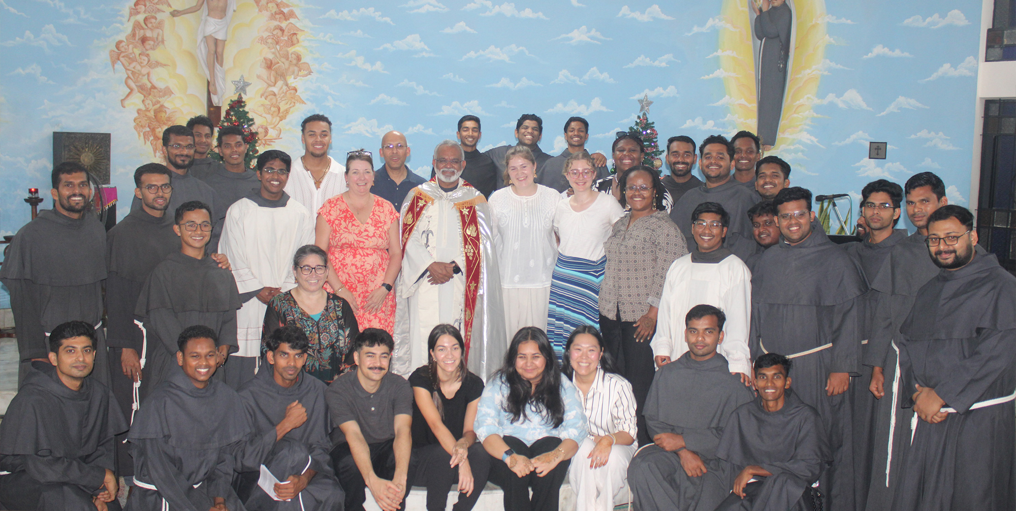 Visit of Bellarmine University Youth to Kolbe Ashram
