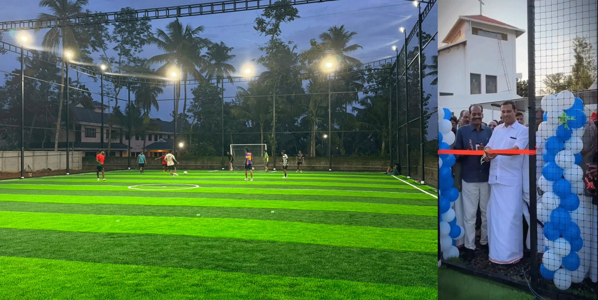 Inauguration and Blessing of the New Football Turf