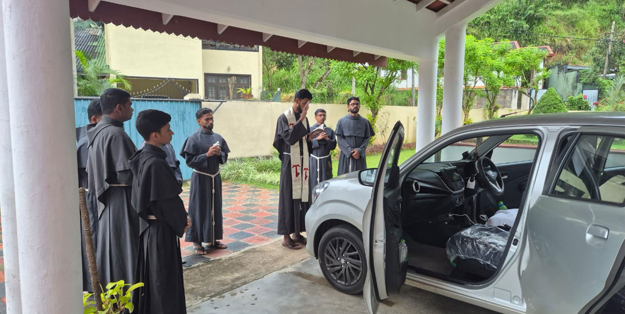 Blessings for the New Year at St. Joseph Vaz Friary