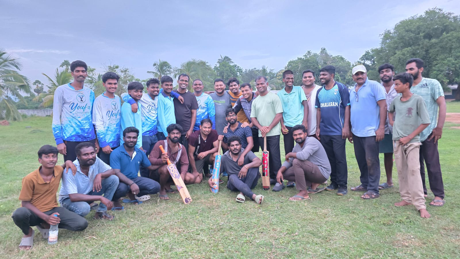FRIENDLY CRICKET MATCH WITH THE YOUTH